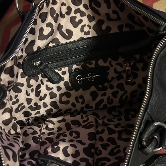 Jessica Simpson Black Leather Women Bag - Picture 4 of 5